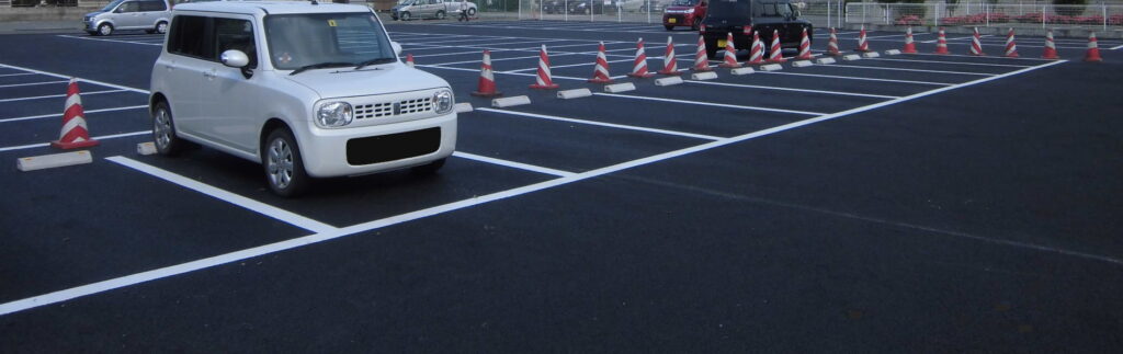 駐車場の舗装工事・ライン工事